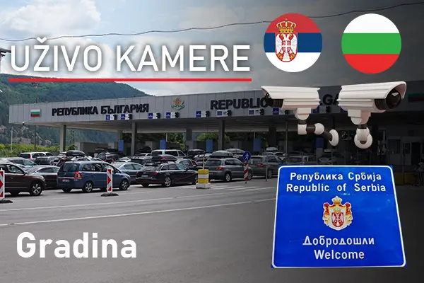Kamere Uživo Trenutno stanje na Graničnom prelazu Srbija - Bugarska