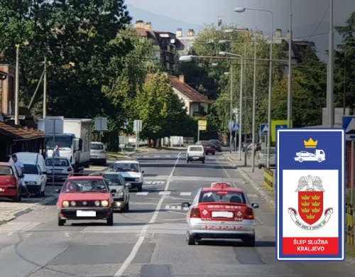 Šlep služba Aranđelovac-ulica-u-arandjelovcu